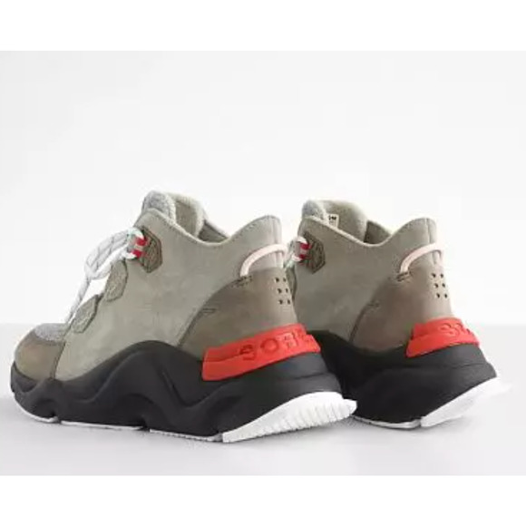 Sorel Kinetic Renegade Waterproof Boots 11 Alpine Gray Suede Ankle Booties - Picture 5 of 9